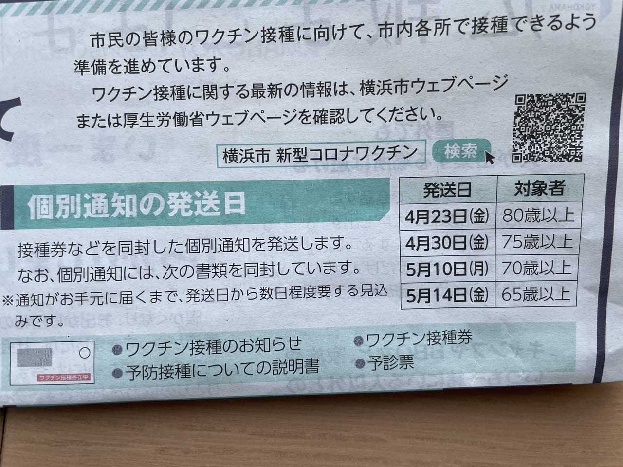 横浜市新型コロナウイルスワクチン