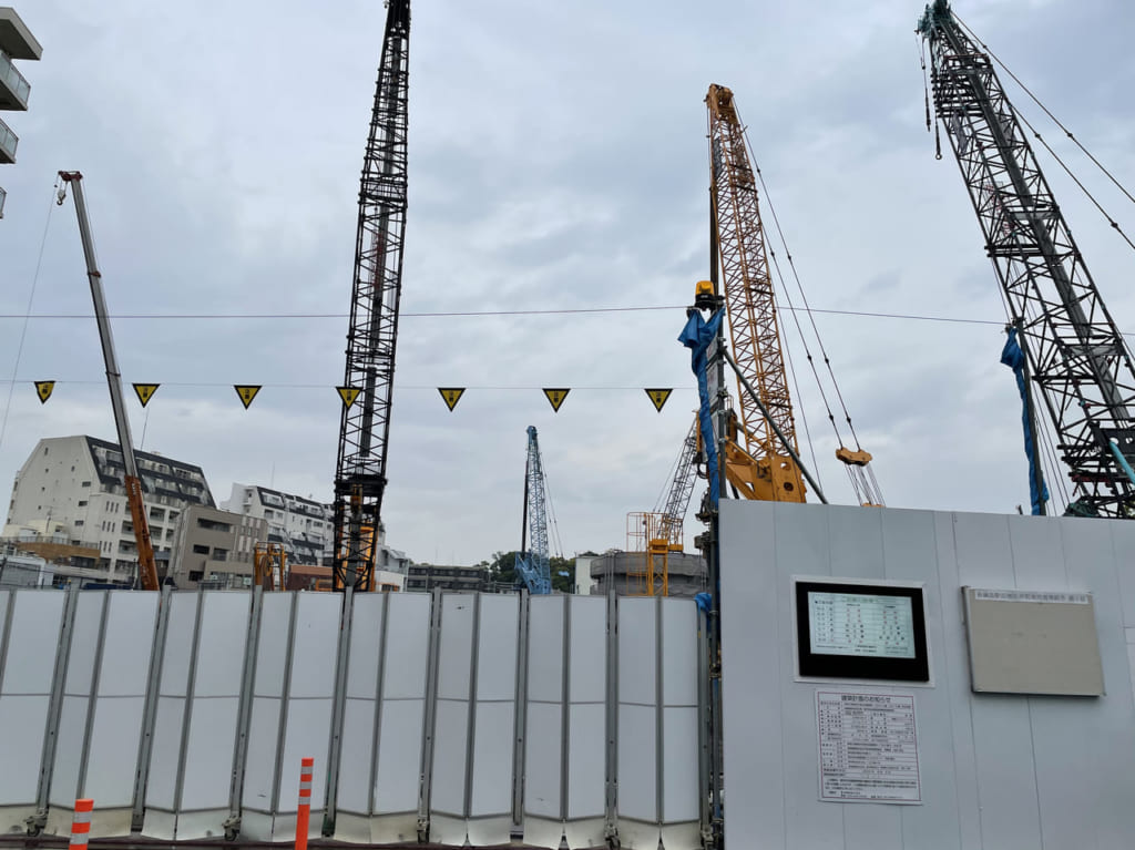 ドレッセタワー新綱島工事